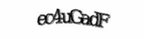 Security check image, please type the characters shown